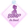 Mum to Be Gift - Bump on Board Car Sign,