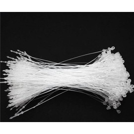 Plastic Fastener 1000pcs Loop Pins Hang Tag Snap Lock Pin Security Loop for Retail Store Clothing (3 inch)