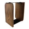 Simple Natural Black Walnut Wood Japanese Style Bookends Bookends for
