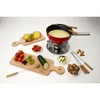 Fackelmann 31029 Fondue Forks Stainless Steel with Wooden Handle, Fondue