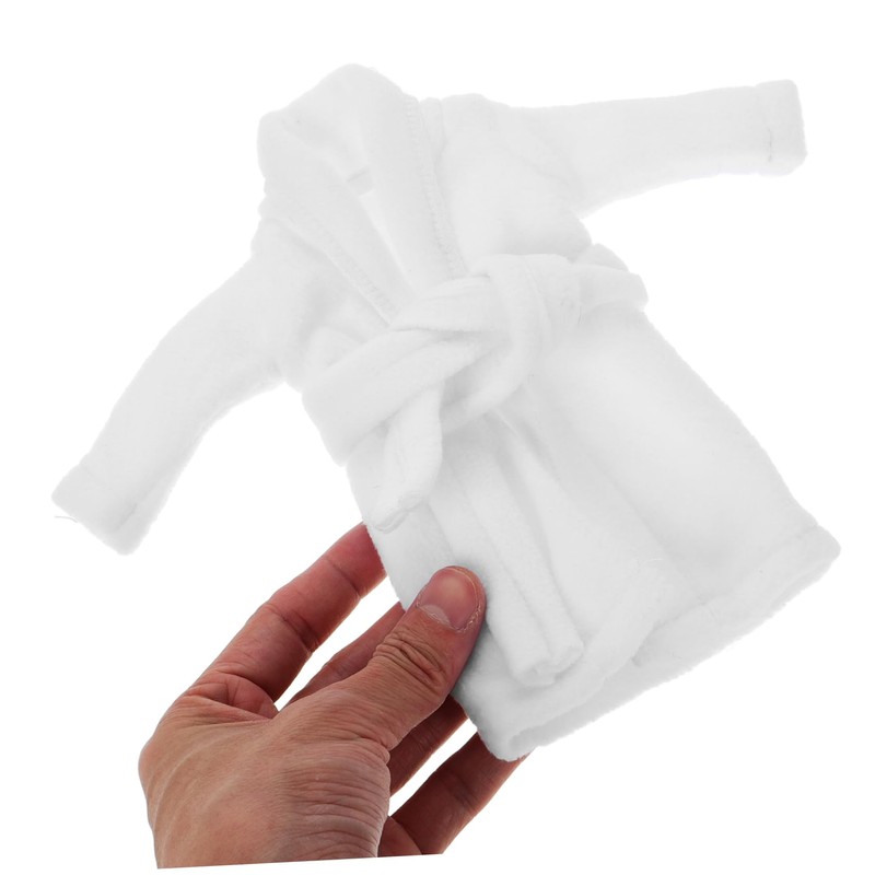 HEMOTON Bathrobe for Toy Dolls, Mini Dolls, Bathrobe Outfit, Mini