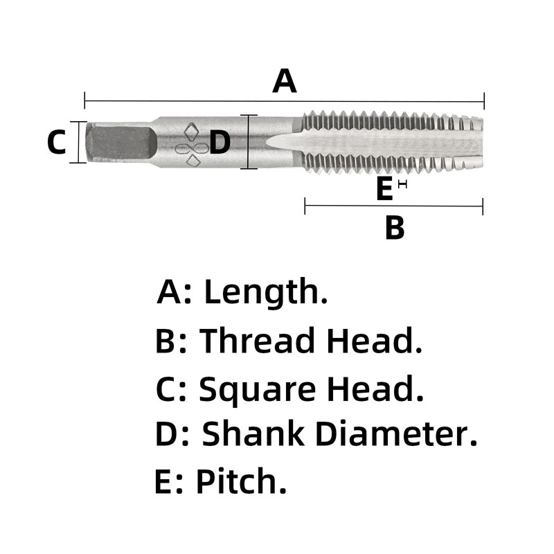 Aceteel M30 X 1.5 Metric Hand Tap, Right Hand M30