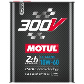 MOTUL 110864 300V 10W-60 LE MANS Car Racing Motor Oil Full Synthetic Engine Lubricant 2 Liter High Performance 4-Stroke Ester Core