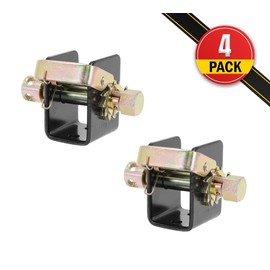 Mytee Products Lashing Winch 2 Inches (4 Left, 4 Right) Weld On Track Tie Down Tow Dolly Strap Truck Flat