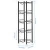 Stainless Steel 5 Tier Heavy Duty Detachable Water Bottle Storage