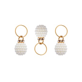 Red by Kiss Premium Luxury Braid Charms, Hair Decorative Accessories for Braids & Locs, Gold Silver Shiny, Lightweight & Durable (Luxury)