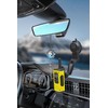 UAYESOK Adjustable Walkie-talkie Car Mount, Speaker Mic Vehicle Holder (Vacuum