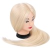 Mannequin Head with 80% Real Hair, TopDirect 24" Blonde Hair