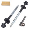 SKIR'CO (Pack of 50) Painted Roofing Screws 4.8 x 70