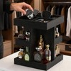 Cologne Organizer for Men Rotating Bathroom Counter Organizer, 3-Tier Solid