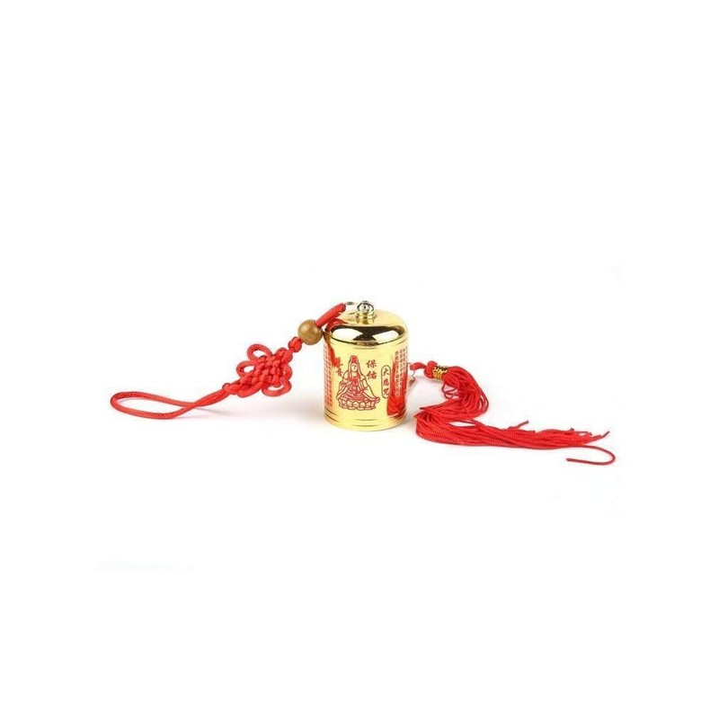 Lachineuse Doré et Rouge Buddhist Bell, 5 x 4 x