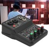 2 ChannelsMixer, Sound Card USB 48V Phantom Power Compact Sound