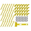 24 Sets Inflatable Stakes, Replacement Stakes, Inflatable Plastic Stakes and