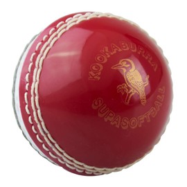 Kookaburra Super Softaball, Red/White, Mens