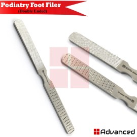 Medentra Chiropody Heavy Duty Foot Rasp Callus Filer Four Sided Podiatry Scraper
