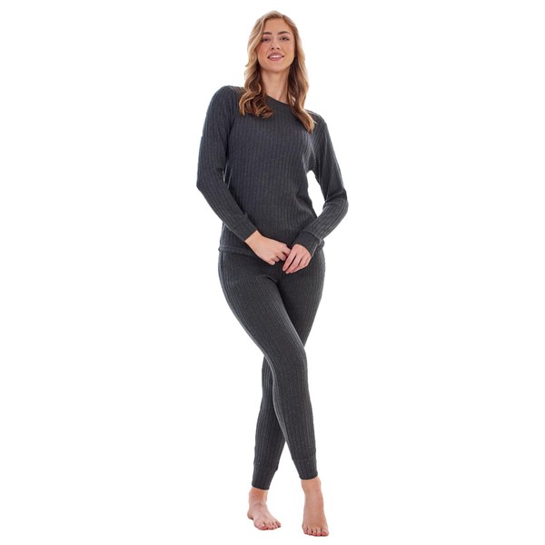Keanu Ladies Ribbed Lounge Set - Casual Top with Leggings,