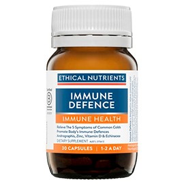 Ethical Nutrients Immune Defence - Relieves The 5 Symptoms of Common Colds & Supports Immunity - 30 Capsules