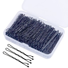 Black Hair Pins 100 Pcs Black Bobby Pins Black Hair Grips Kirby Grips Hair Pins for Buns, Bun Pins with Box Great Hair Grips for Thick Hair grips black Pins Hair Accessories(5.5cm)…