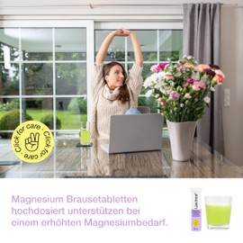 Liavince Magnesium Effervescent Tablets, High Dosage, Storage Pack with 120 Effervescent Tablets, Lime Flavour, Supply with Magnesium in Higher Dosage, No Added Sugar, Gluten Free, Lactose Free