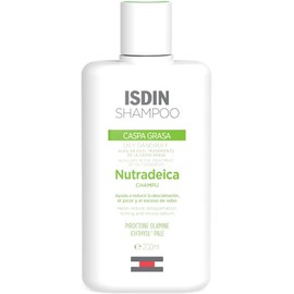 ISDIN Nutradeica Shampoo Anticaspa grasa, Reduce la Descamación, el Picor y el Exceso de Sebo. Reduce Caspa Grasa 200ml