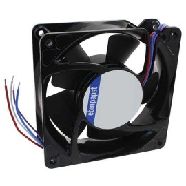 ebm-papst 622/2H3P Fan Tubeaxial - 12VDC - Square - 60mm L x 60mm H - Ball - ...