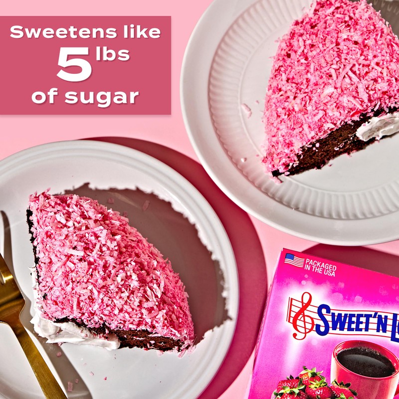 Sweet'N Low Zero-Calorie Sweetener, Contains Saccharin, Sugar Substitute, Keto, Vegan,