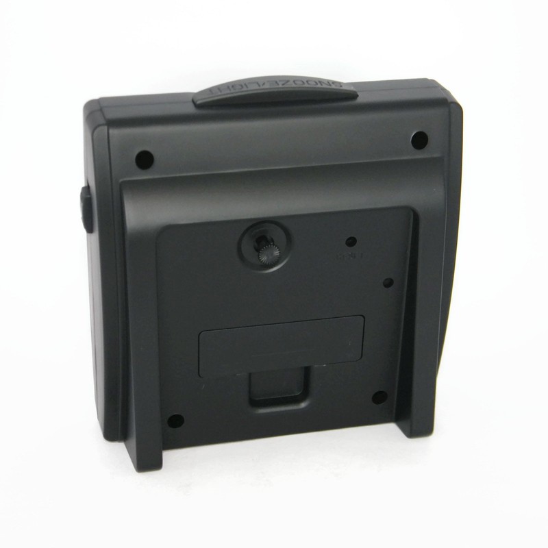 Magic Großer XXL Funkwecker Licht Snooze DCF77 Schwarz Analog -