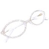ICARA Fashion Rhinestone bling Reading Glasses for Women Retro Oval