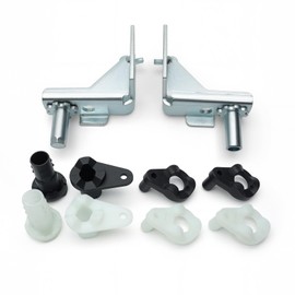 Refrigerator Door Hinges Kit Adjustable, 5303918455, for Frigidaire/Electrolux Refrigerators