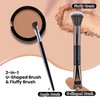 2PCS Nose Contour Brushes, 2-In-1