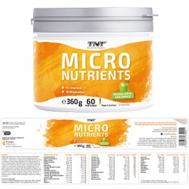 Multi Vitamin of TNT | Magnesium, Vitamin C, Zinc, Selenium, Copper Chrome, Biotin, Vitamin D, Vitamin B12 | High Dose for everyday use, sports, fitness and Bodybuilding | 360g Container – Sour Apple Flavour