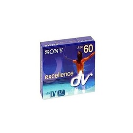 Sony DVM60EX23 MiniDV Cassette (DVC) Excellence Series 60 Minute (Single)