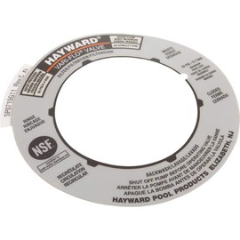 Hayward SPX0710G Label Plate Replacement for multiport Valve