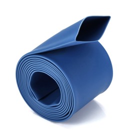 Chanzon 3:1 Ratio 1-1/4" (30mm) Heat Shrink Tubing - Marine Grade Waterproof Adhesive Lined - 4Ft Roll (1.22M Total Length) Blue Polyolefin Sleeving Wrap Shrinking 3 to 1 Ratio 1pcs