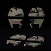 Let Me Be Tactical Headset Camo Hook Loop Patches Compatible