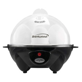 Brentwood Appliances Electric Egg Cooker with Auto Shutoff (Black)