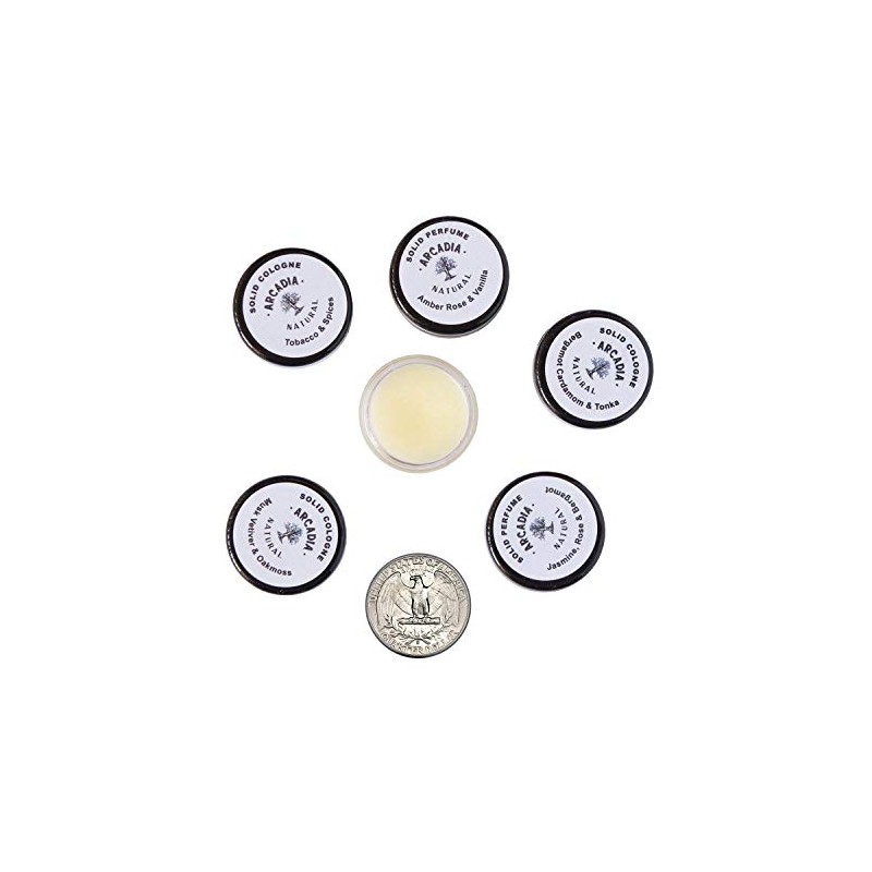 11 Solid cologne samples (MASCULINE SCENTS - Citrus, Fresh, Clean,