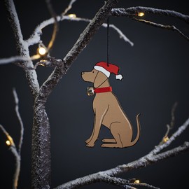 Sweet William Vizsla Christmas tree decoration