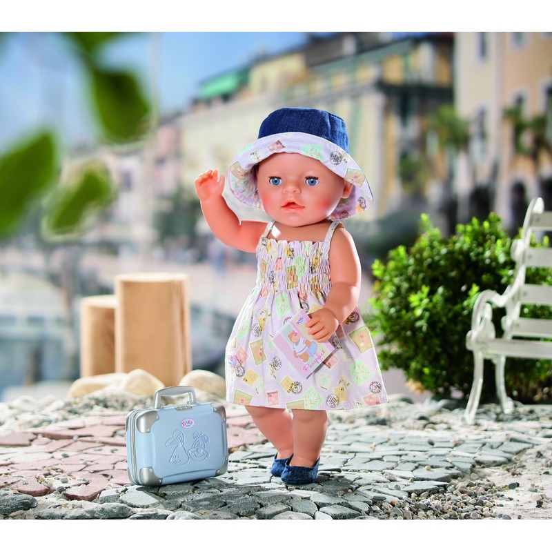 Zapf Creation 808214 - Baby Born Ich-mach-Urlaub de Luxe Set