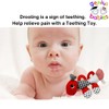 Genius Baby Toys Since 1998 | 9" Adorable Caterpillar Teether,
