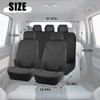 Zpana Car Seat Cover Full Sets, 9PCS Waterproof Vehicle Front