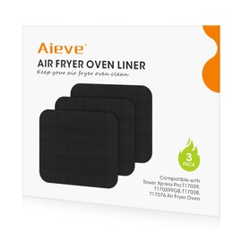 Aieve Air Fryer Liners for Tower, Air Fryer Accessories Compatible with Tower Xpress Pro T17039, T17039RGB, T17038, T17076 11L Air Fryer Oven