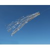 In the Breeze 9052 Silver Holographic Mylar Windsock