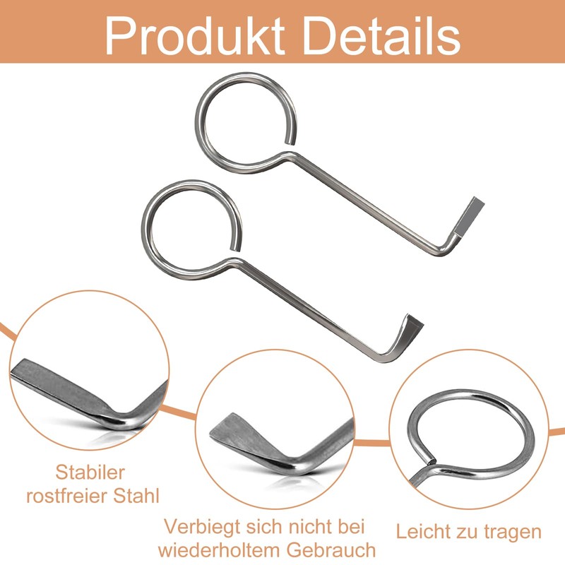 Professional Deadlock Key, Set of 2 Universal Keys for Room