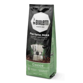 Bialetti Perfetto Moka Caffè Macinato, Gusto Cocco - 1 x 250 gr