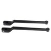 Black 9.84" Extended Shifter Lever Heel Toe Shift Levers Set