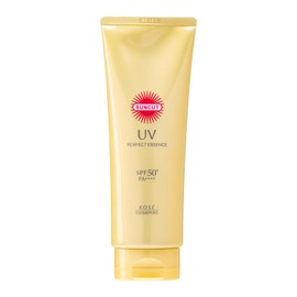 Suncut Perfect UV Essence SPF50+ PA++++ Water-Resistant ★★ 4.2oz (120g) For Face & Body Sunscreen Fragrance-Free Super Waterproof Allerguard Function Collagen & Hyaluronic Acid Formula Pollen, Dust