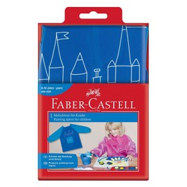 Faber-Castell 201203 Children's Painting Apron Universal Size Blue