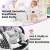 EXLIPO Inflatable Baby Floor Seat with Safety Harness Built in