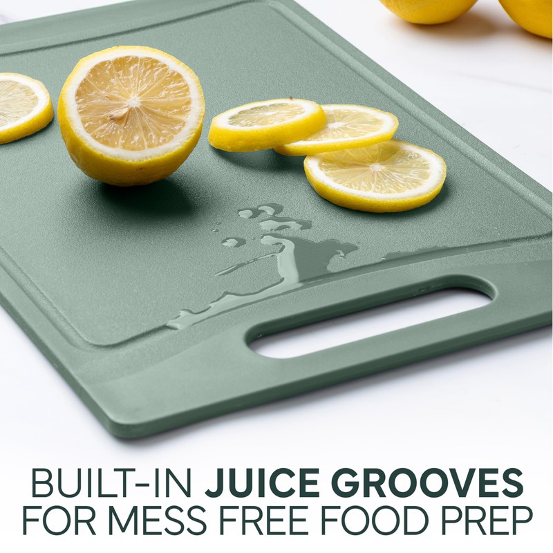 COOK WITH COLOR Non-Slip Cutting Board Set – Kitchen Essentials